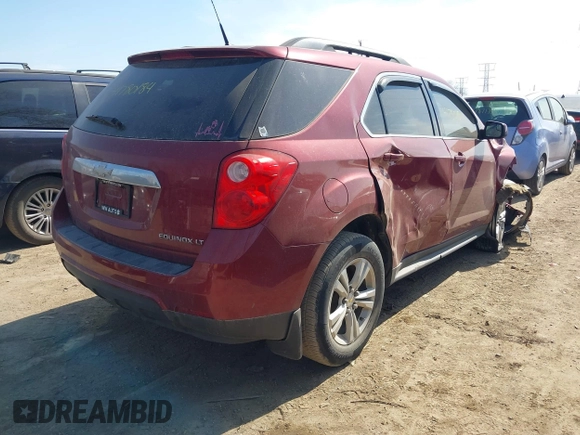 2012 Chevrolet Equinox LT w/1LT with VIN 2GNFLEEK0C6357285, listed as a IAAI auction lot 41780184 with 163,220 mi miles. Bid and sale history available at carsss.com. Image 4.