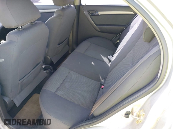 2007 Chevrolet Aveo LS with VIN KL1TD56687B084620, listed as a IAAI auction lot 41719793 with 119,233 mi miles and . Bid and sale history available at DreamBid. Image 8.