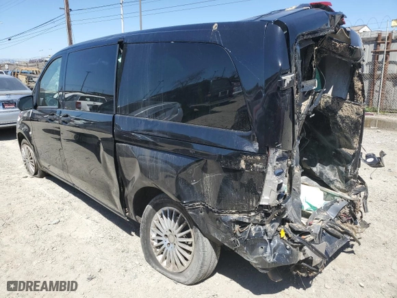 2018 Mercedes-Benz Metris Passenger Van with VIN WD4PG2EE2J3363674, listed as a Copart auction lot 50236184 with 0 mi miles and Salvage Title. Bid and sale history available at carsss.com. Image 2.