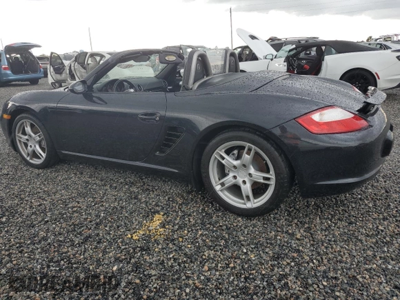 2005 Porsche Boxster z VIN WP0CA298X5U712515, wystawiony jako Copart lot #74030354 z przebiegiem Nie podano mil oraz Szkoda całkowita • Salvage title. Historia ofert i sprzedaży dostępna na DreamBid. Obrazek 2.