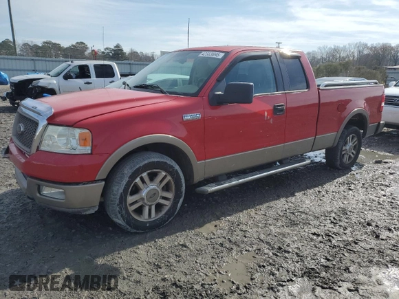 2005 Ford F-150 XLT with VIN 1FTPX12525NA40969, listed as a Copart auction lot 42563695 with 92,536 mi miles and Salvage Title. Bid and sale history available at carsss.com. Image 1.