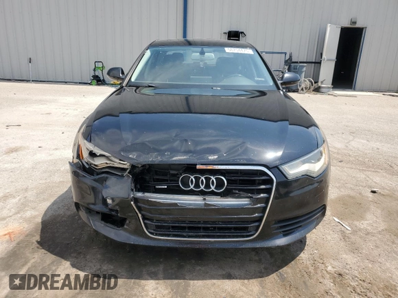 2013 Audi A6 Premium Plus with VIN WAUGGAFC8DN008838, listed as a Copart auction lot 58754475 with 162,375 mi miles and Salvage title. Bid and sale history available at DreamBid. Image 5.