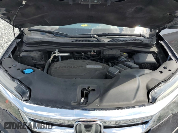 2019 Honda Pilot LX with VIN 5FNYF5H19KB016889, listed as a Copart auction lot 53972975 with 75,721 mi miles and Salvage Title. Bid and sale history available at DreamBid. Image 12.