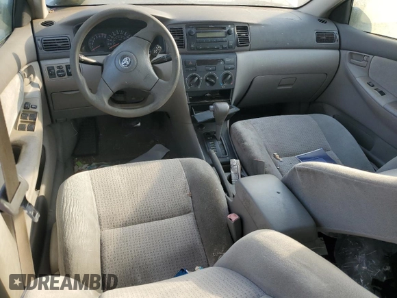 2008 Toyota Corolla CE with VIN 1NXBR32EX8Z969863, listed as a Copart auction lot 55164615 with Not Provided miles and Clean Title. Bid and sale history available at DreamBid. Image 8.