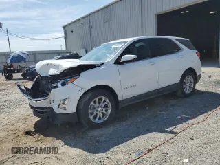2018 Chevrolet Equinox LT with VIN 3GNAXJEV0JS635649, listed as a Copart auction lot 61506065 with 95,792 mi miles and Salvage title. Bid and sale history available at DreamBid. Image 1.