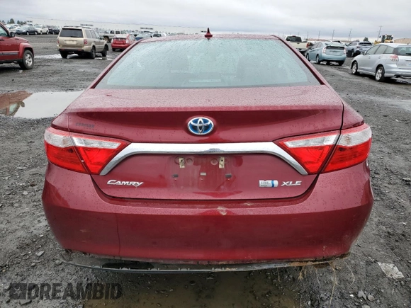 2017 Toyota Camry Hybrid LE with VIN 4T1BD1FK4HU213965, listed as a Copart auction lot 82191244 with 0 mi miles and Salvage Title. Bid and sale history available at carsss.com. Image 6.