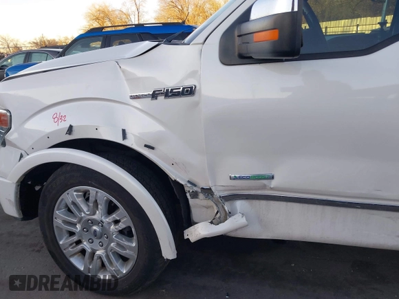 2014 Ford F-150 XL with VIN 1FTFW1ET7EFA61769, listed as a IAAI auction lot 41669656 with 119,198 mi miles and . Bid and sale history available at DreamBid. Image 6.