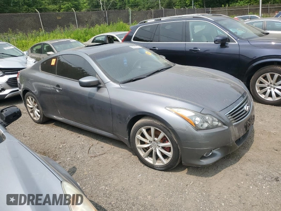 2014 Infiniti Q60 with VIN JN1CV6EL8EM132057, listed as a Copart auction lot 58969795 with Not provided miles and Salvage title. Bid and sale history available at DreamBid. Image 4.