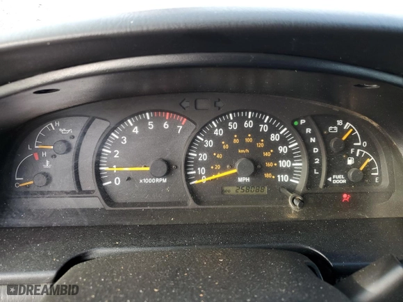 2004 Toyota Tundra SR5 with VIN 5TBRT34144S444397, listed as a Copart auction lot 43223855 with 258,088 mi miles and Salvage Title. Bid and sale history available at carsss.com. Image 9.