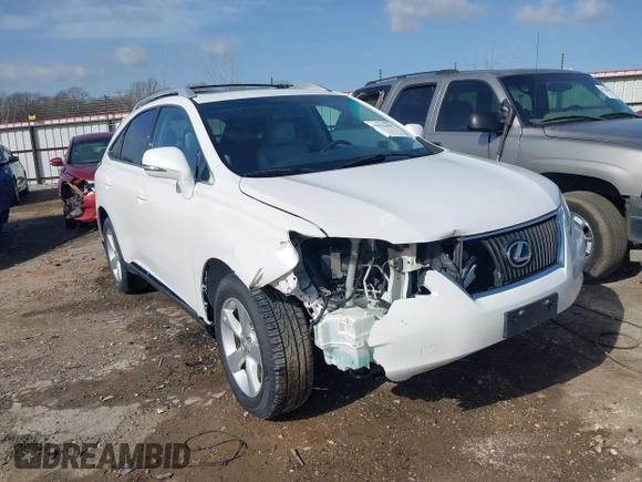 2012 Lexus RX with VIN 2T2ZK1BA4CC080731, listed as a IAAI auction lot 41679499 with 76,604 mi miles and . Bid and sale history available at carsss.com. Image 1.