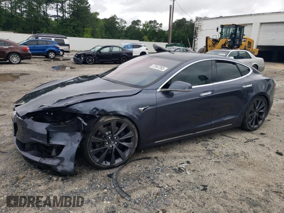 2020 Tesla Model S Long Range with VIN 5YJSA1E24LF360335, listed as a Copart auction lot 57947265 with 50,672 mi miles and Clean title. Bid and sale history available at DreamBid. Image 1.