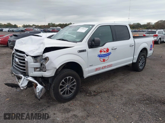 2017 Ford F-150 XL with VIN 1FTEW1EP6HFB40594, listed as a IAAI auction lot 41309921 with 184,454 mi miles. Bid and sale history available at carsss.com. Image 17.