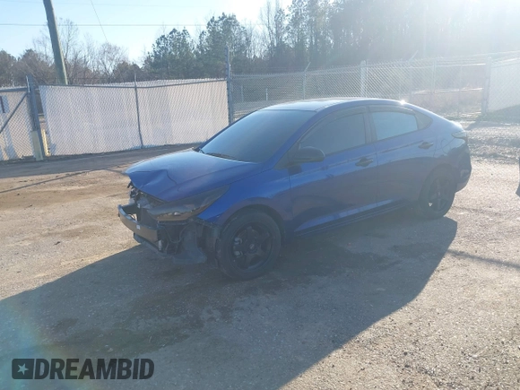 2022 Hyundai Accent SE with VIN 3KPC24A62NE154516, listed as a IAAI auction lot 41673344 with 85,945 mi miles and . Bid and sale history available at carsss.com. Image 20.