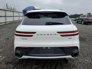 2023 Genesis GV70 2.5T with VIN KMUMADTB4PU103750, listed as a Copart auction lot 61221365 with 37,092 mi miles and Salvage title. Bid and sale history available at DreamBid. Image 6.