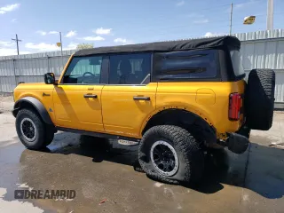2022 Ford Bronco with VIN 1FMEE5DPXNLA89363, listed as a Copart auction lot 53043155 with 50,072 mi miles and Salvage Title. Bid and sale history available at DreamBid. Image 2.