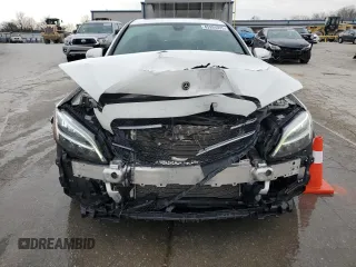 2021 Mercedes-Benz C 300 with VIN W1KWF8DBXMR647273, listed as a Copart auction lot 45994005 with 47,550 mi miles and Salvage Title. Bid and sale history available at DreamBid. Image 5.
