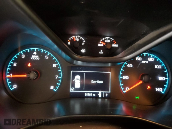 2019 Chevrolet Colorado 2WD Work Truck z VIN 1GCHSBEA3K1331193, wystawiony jako Copart lot #60332905 z przebiegiem 51 704 mil mil oraz Czysty tytuł • Clean title. Historia ofert i sprzedaży dostępna na DreamBid. Obrazek 9.