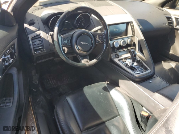 2017 Jaguar F-TYPE Premium with VIN SAJWA6AT5H8K43742, listed as a Copart auction lot 75879234 with 87,503 mi miles and Salvage Title. Bid and sale history available at carsss.com. Image 8.