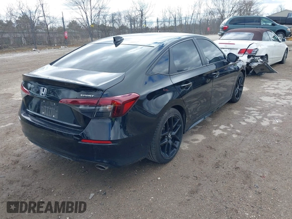 2025 Honda Civic Sport z VIN 2HGFE2F5XSH508552, wystawiony jako IAAI lot #42039416 z przebiegiem 16 703 mil mil oraz . Historia ofert i sprzedaży dostępna na DreamBid. Obrazek 4.