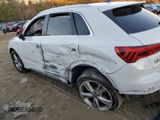 2020 Audi Q3 S line Premium with VIN WA1DECF35L1089210, listed as a Copart auction lot 71186432 with 25,695 mi miles. Bid and sale history available at carsss.com. Image 2.