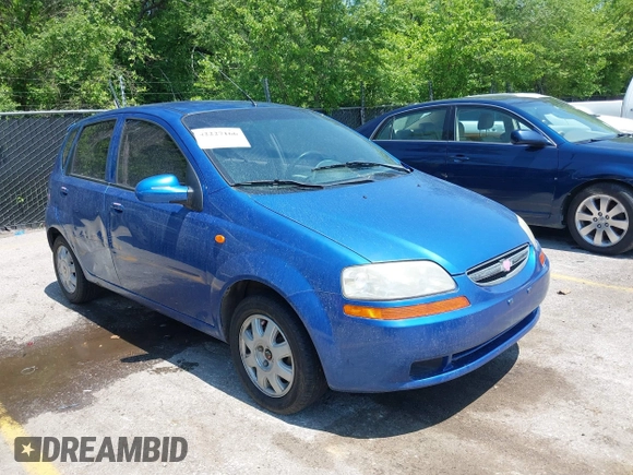 2004 Chevrolet Aveo LS with VIN KL1TJ62644B186285, listed as a IAAI auction lot 42227166 with 99,913 mi miles and . Bid and sale history available at DreamBid. Image 1.