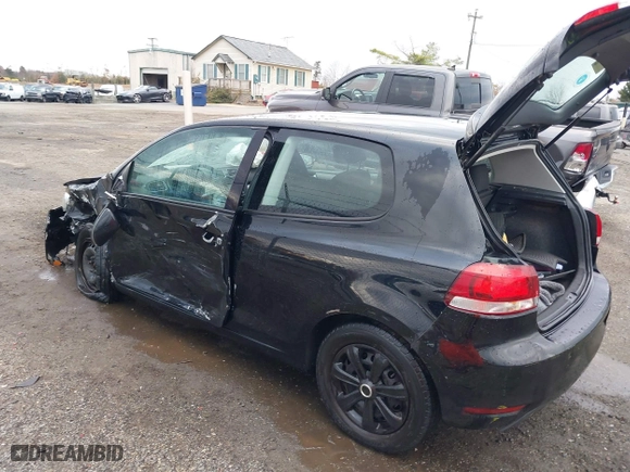 2013 Volkswagen Golf w/Conv & Sunroof with VIN WVWBB7AJXDW129305, listed as a IAAI auction lot 40969385 with 79,953 mi miles. Bid and sale history available at carsss.com. Image 3.