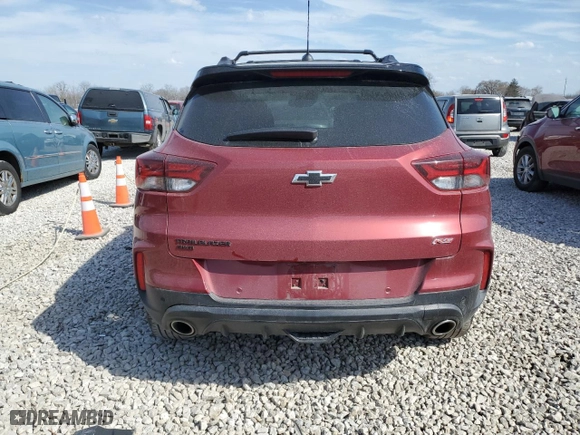 2021 Chevrolet TrailBlazer RS with VIN KL79MUSL0MB065612, listed as a Copart auction lot 49123605 with 68,444 mi miles and Salvage Title. Bid and sale history available at carsss.com. Image 6.