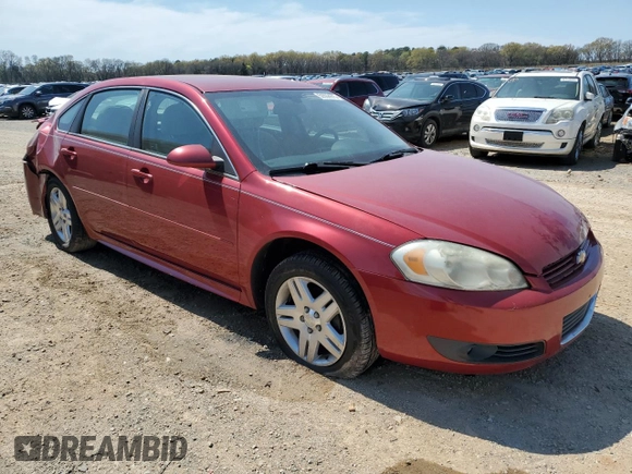 2013 Chevrolet Impala LT with VIN 2G1WB5E33D1197155, listed as a Copart auction lot 50508975 with 103,880 mi miles and Salvage Title. Bid and sale history available at DreamBid. Image 4.
