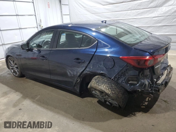 2018 Mazda 3 Grand Touring with VIN 3MZBN1W3XJM213129, listed as a Copart auction lot 50011175 with 95,518 mi miles and Salvage Title. Bid and sale history available at DreamBid. Image 2.