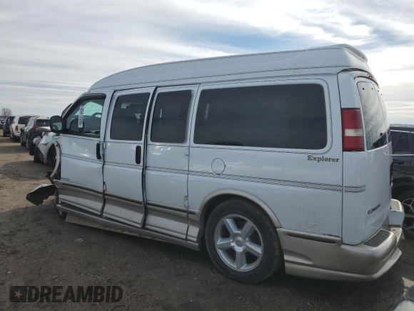 2004 Chevrolet Express Passenger z VIN 1GBFG15T041144358, wystawiony jako Copart lot #45413355 z przebiegiem Nie podano mil oraz Szkoda całkowita • Salvage title. Historia ofert i sprzedaży dostępna na DreamBid. Obrazek 2.