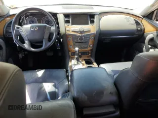 2011 Infiniti QX56 7-passenger with VIN JN8AZ2NF8B9503328, listed as a Copart auction lot 53872795 with Not Provided miles and Clean Title. Bid and sale history available at DreamBid. Image 8.