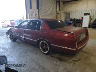 1998 Cadillac DeVille with VIN 1G6KD54YXWU719609, listed as a Copart auction lot 83112704 with 154,627 mi miles and Salvage Title. Bid and sale history available at carsss.com. Image 2.
