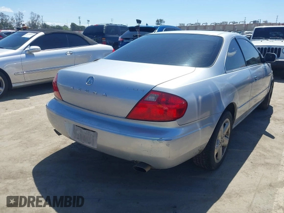 2001 Acura CL Type S with VIN 19UYA426X1A035313, listed as a IAAI auction lot 41944970 with 155,037 mi miles. Bid and sale history available at carsss.com. Image 4.