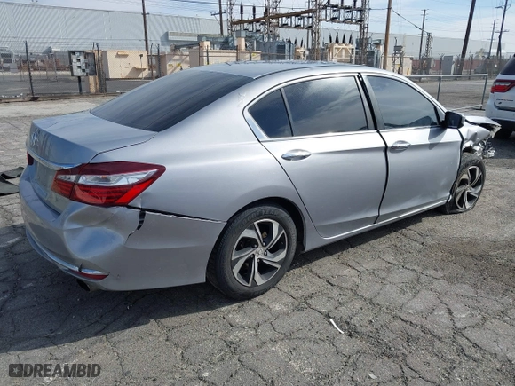 2017 Honda Accord Sedan LX with VIN 1HGCR2F30HA284608, listed as a IAAI auction lot 41808285 with 165,120 mi miles. Bid and sale history available at carsss.com. Image 4.