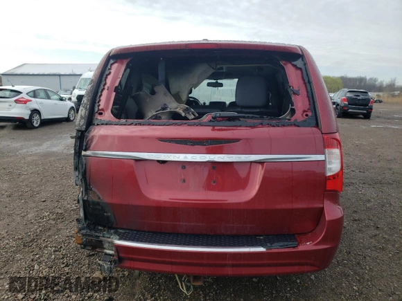 2012 Chrysler Town & Country Touring with VIN 2C4RC1BG3CR348836, listed as a Copart auction lot 52177105 with 184,059 mi miles and Salvage Title. Bid and sale history available at carsss.com. Image 6.