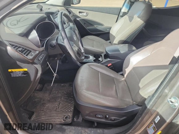 2017 Hyundai Santa Fe 2.4L with VIN 5NMZUDLB5HH021650, listed as a Copart auction lot 49722425 with 99,982 mi miles and Salvage title. Bid and sale history available at DreamBid. Image 7.