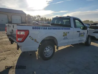 2022 Ford F-150 XL with VIN 1FTMF1C58NKD57399, listed as a Copart auction lot 75652684 with Not provided miles and Salvage title. Bid and sale history available at DreamBid. Image 3.
