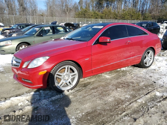 2012 Mercedes-Benz E 350 with VIN WDDKJ5KB1CF167377, listed as a Copart auction lot 87288974 with 104,012 mi miles and Salvage Title. Bid and sale history available at DreamBid. Image 1.