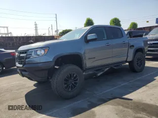 2018 Chevrolet Colorado 4WD ZR2 z VIN 1GCGTEEN0J1156316, wystawiony jako Copart lot #60337555 z przebiegiem 44 075 mil mil oraz Szkoda całkowita • Salvage title. Historia ofert i sprzedaży dostępna na DreamBid. Obrazek 1.