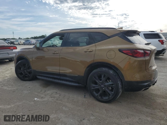 2020 Chevrolet Blazer RS z VIN 3GNKBERS0LS553823, wystawiony jako Copart lot #57867605 z przebiegiem 57 670 mil mil oraz Szkoda całkowita • Salvage title. Historia ofert i sprzedaży dostępna na DreamBid. Obrazek 2.