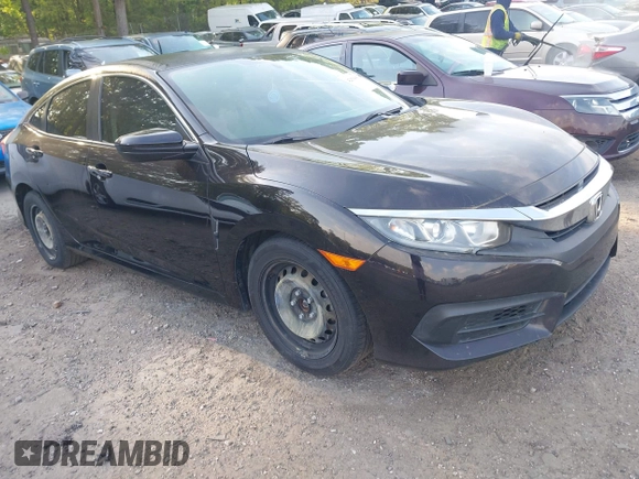 2016 Honda Civic Sedan LX with VIN 19XFC2F57GE019341, listed as a IAAI auction lot 42054403 with 136,768 mi miles. Bid and sale history available at carsss.com. Image 1.