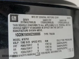 2008 Chevrolet Silverado 1500 LTZ with VIN 1GCEK19098Z298886, listed as a Copart auction lot 81694134 with 125,941 mi miles and Salvage Title. Bid and sale history available at carsss.com. Image 13.