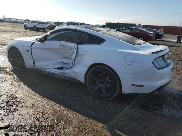 2022 Ford Mustang GT with VIN 1FA6P8CF0N5149979, listed as a Copart auction lot 48430095 with 33,523 mi miles and Salvage title. Bid and sale history available at DreamBid. Image 2.