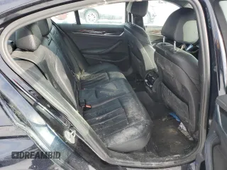 2018 BMW 5 Series 530e xDrive with VIN WBAJB1C58JG623335, listed as a Copart auction lot 44366485 with 156,322 mi miles and Salvage Title. Bid and sale history available at carsss.com. Image 10.