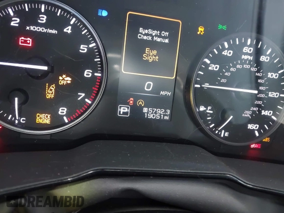2020 Subaru Legacy with VIN 4S3BWAB67L3011787, listed as a IAAI auction lot 42002668 with 19,051 mi miles and . Bid and sale history available at DreamBid. Image 14.