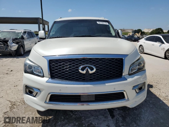 2015 Infiniti QX80 with VIN JN8AZ2NF5F9571690, listed as a Copart auction lot 54760715 with 130,450 mi miles and Clean Title. Bid and sale history available at carsss.com. Image 5.
