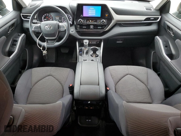 2023 Toyota Highlander L with VIN 5TDKDRAH7PS510309, listed as a Copart auction lot 57307045 with 57,410 mi miles and Salvage title. Bid and sale history available at DreamBid. Image 8.