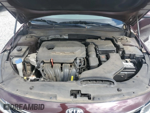 2016 Kia Optima LX with VIN 5XXGT4L35GG041185, listed as a Copart auction lot 50171935 with 165,619 mi miles and Salvage title. Bid and sale history available at DreamBid. Image 11.