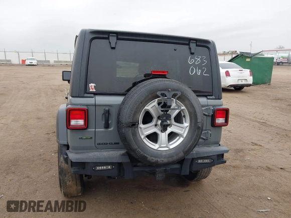 2022 Jeep Wrangler Unlimited Willys Sport with VIN 1C4HJXDM7NW151427, listed as a IAAI auction lot 41714749 with 39,130 mi miles and . Bid and sale history available at DreamBid. Image 16.