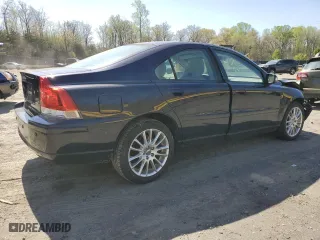 2008 Volvo S60 2.5T with VIN YV1RH592882702689, listed as a Copart auction lot 52384555 with 95,634 mi miles and Salvage Title. Bid and sale history available at carsss.com. Image 3.